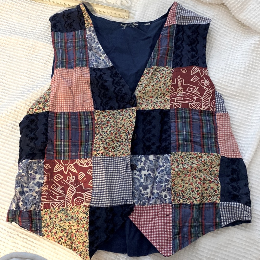 Vintage Patchwork Vest
